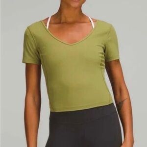Lululemon Align Top in Bronzed Green
